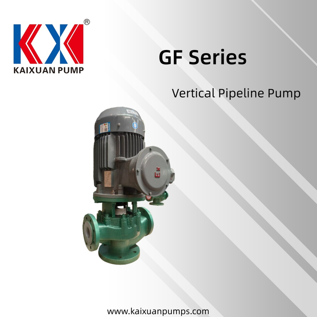 Vertical Pipeline Pump can transfer the food grace liquids